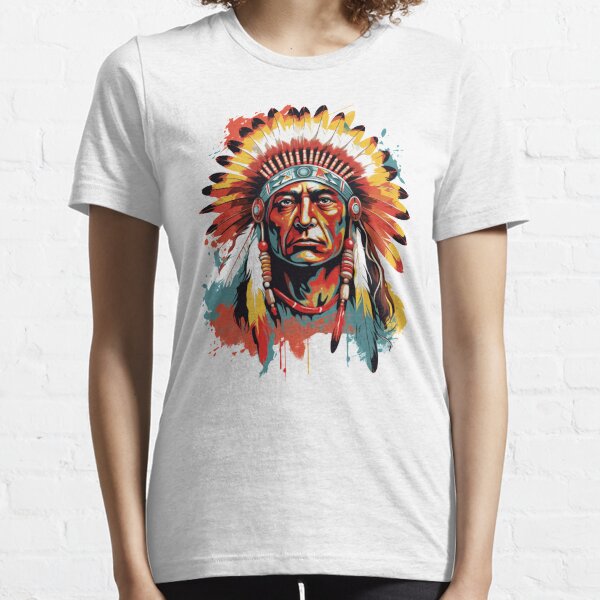  Cool Native American Arrow And Teepee Flag Shirt Funny Gift :  Clothing, Shoes & Jewelry