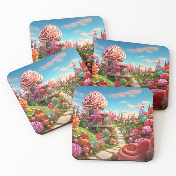 Item preview, Colorful surreal land designed and sold by Aganona.