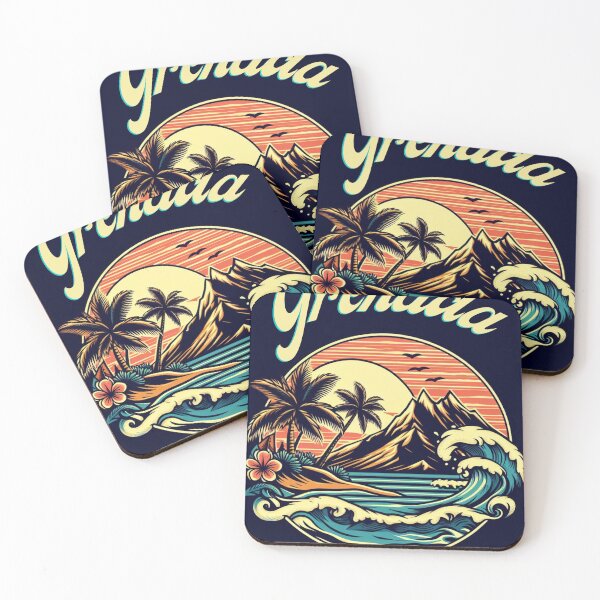 Item preview, Grenada Retro Vintage designed and sold by TsunamiBlue.