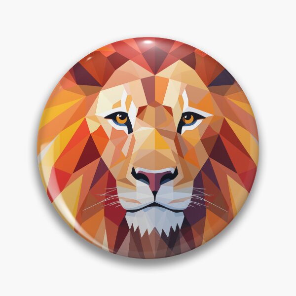 Item preview, Colorful Polygon Lion designed and sold by MK3DESIGN.