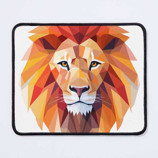 Item preview, Colorful Polygon Lion designed and sold by MK3DESIGN.
