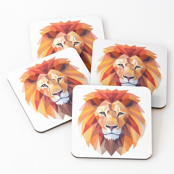 Item preview, Colorful Polygon Lion designed and sold by MK3DESIGN.