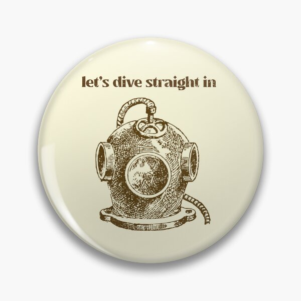 Item preview, Let´s Dive Straight In. Get Started Ancient Vintage Diving Helmet designed and sold by Rebel-Design.