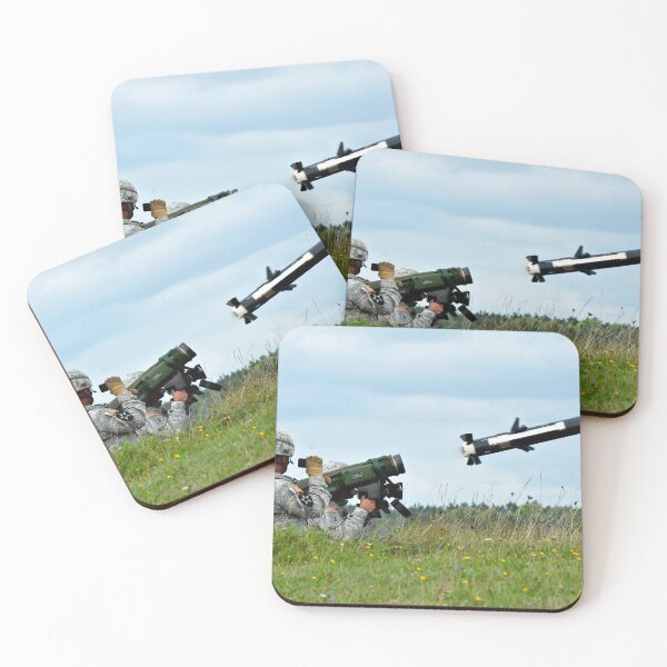Item preview, STK109622M-Troops fire a M98 Javelin Weapon System. designed and sold by StocktrekImages.