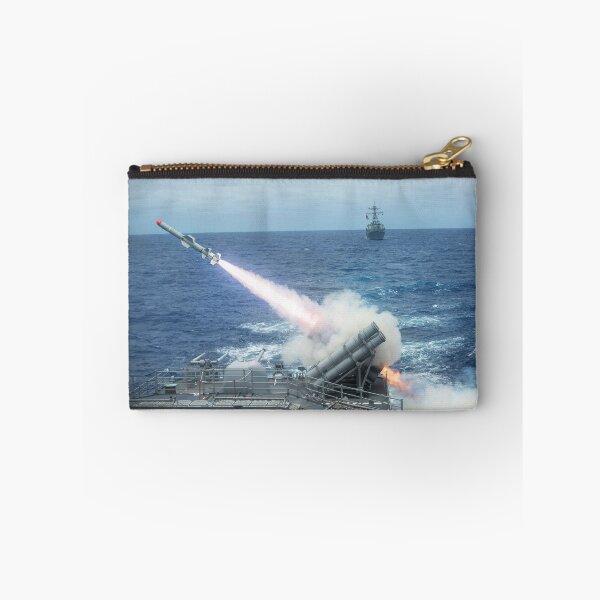 Item preview, STK109617M-A Harpoon missile is launched from USS Shiloh. designed and sold by StocktrekImages.