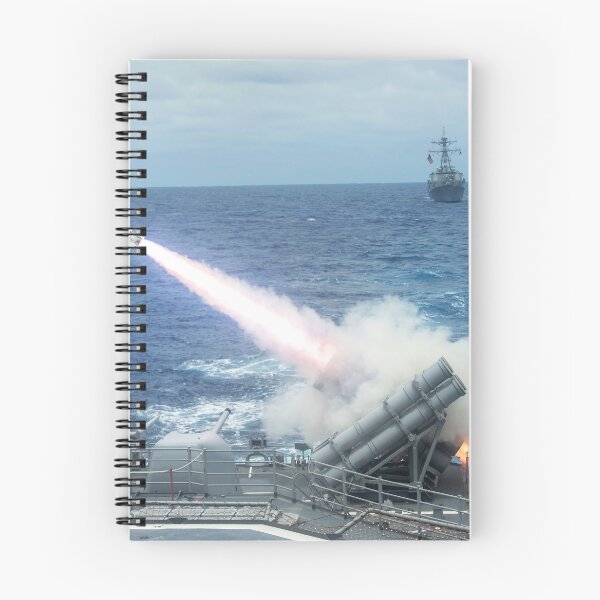 Item preview, STK109617M-A Harpoon missile is launched from USS Shiloh. designed and sold by StocktrekImages.
