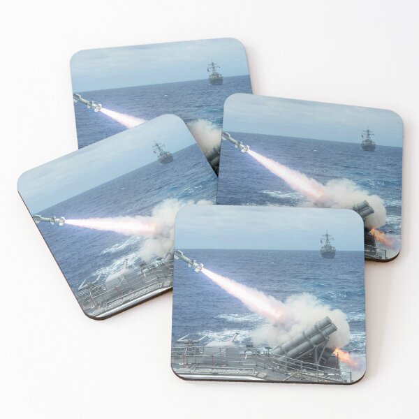 Item preview, STK109617M-A Harpoon missile is launched from USS Shiloh. designed and sold by StocktrekImages.