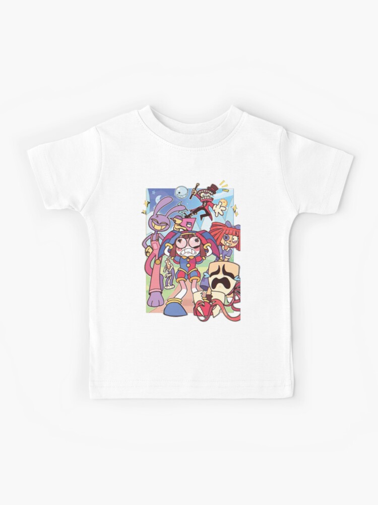 The Amazing Digital Circus Characters Kids T-Shirt for Sale by