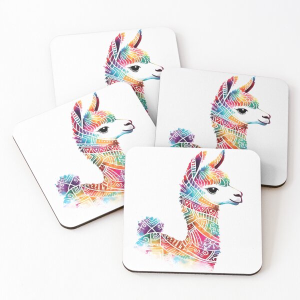 Item preview, Rainbow Alpaca designed and sold by Humbugle.