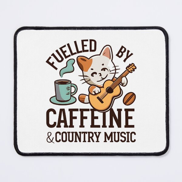 Item preview, Coffee lover Fuelled by caffeine and country music designed and sold by harmzk90.