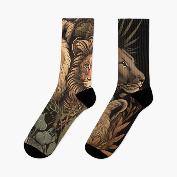 Item preview, Wildlife Majesty: Earth-Toned Lions, Tigers, & Bears Ensemble designed and sold by PaintbrushPlace.