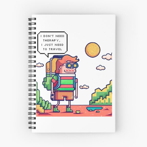 Item preview, I don't need therapy, I just need to travel | Pixel Style designed and sold by CircinusStore.