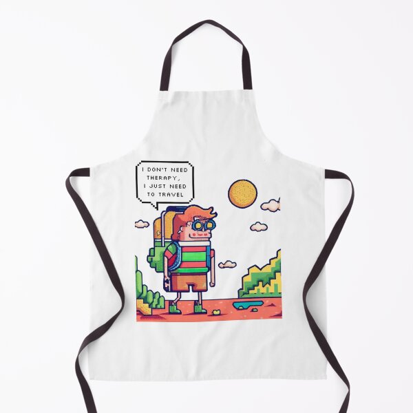 Item preview, I don't need therapy, I just need to travel | Pixel Style designed and sold by CircinusStore.