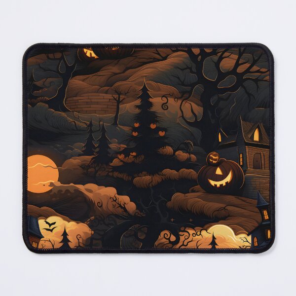 Item preview, Halloween night seamless 1 designed and sold by Witchanun Komutthong.