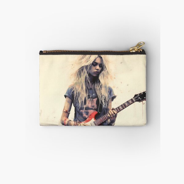 Item preview, Female Grunge Rocker Playing Guitar designed and sold by dcrc.