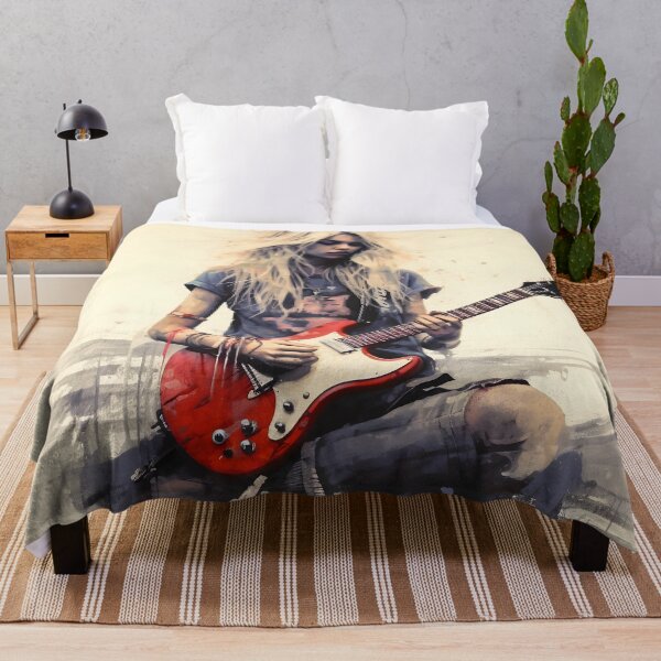 Item preview, Female Grunge Rocker Playing Guitar designed and sold by dcrc.
