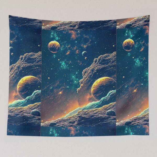 Item preview, Planetary Dance Among Clouds designed and sold by ElliOzy.