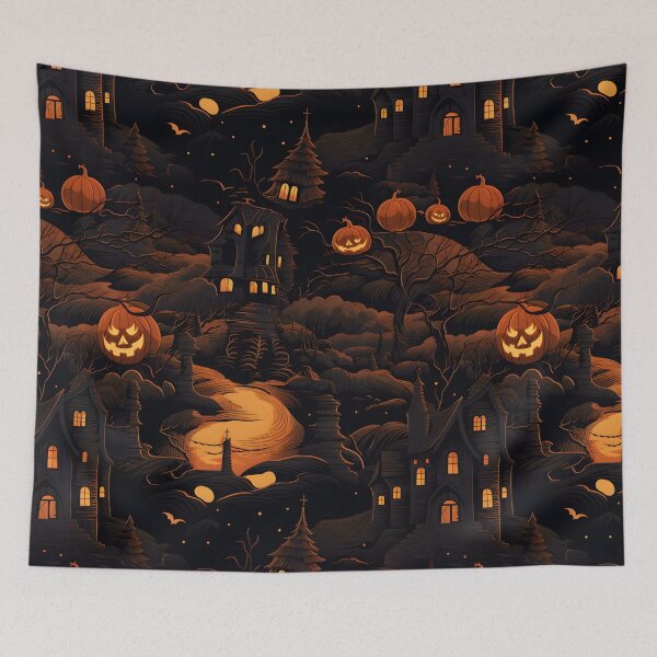 Item preview, Halloween night seamless 2 designed and sold by Witchanun Komutthong.