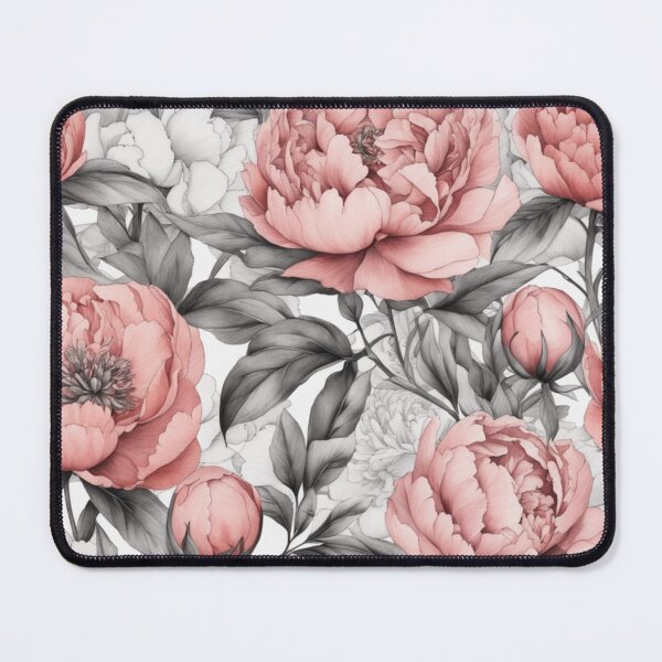 Item preview, Peony Garden, pastel pink, gray, calm, minimalism. designed and sold by My-fake-places.