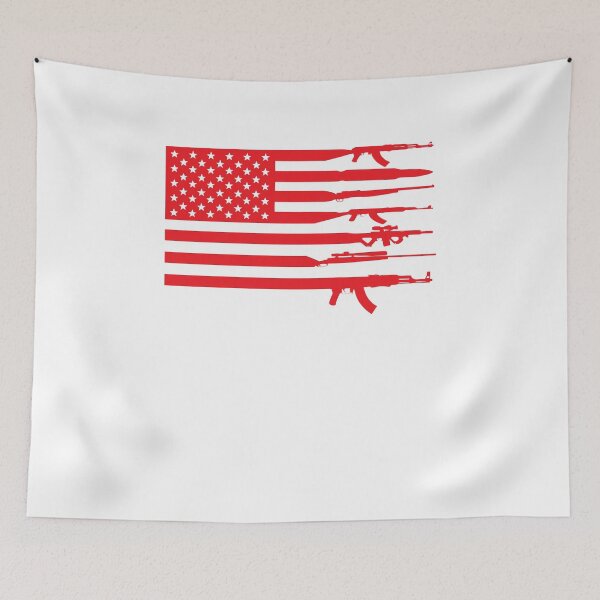 Item preview, Gun Flag Merica I Love America Women Men Costume USA Flag Fourth Of July American Pride designed and sold by shoptshirtswag.