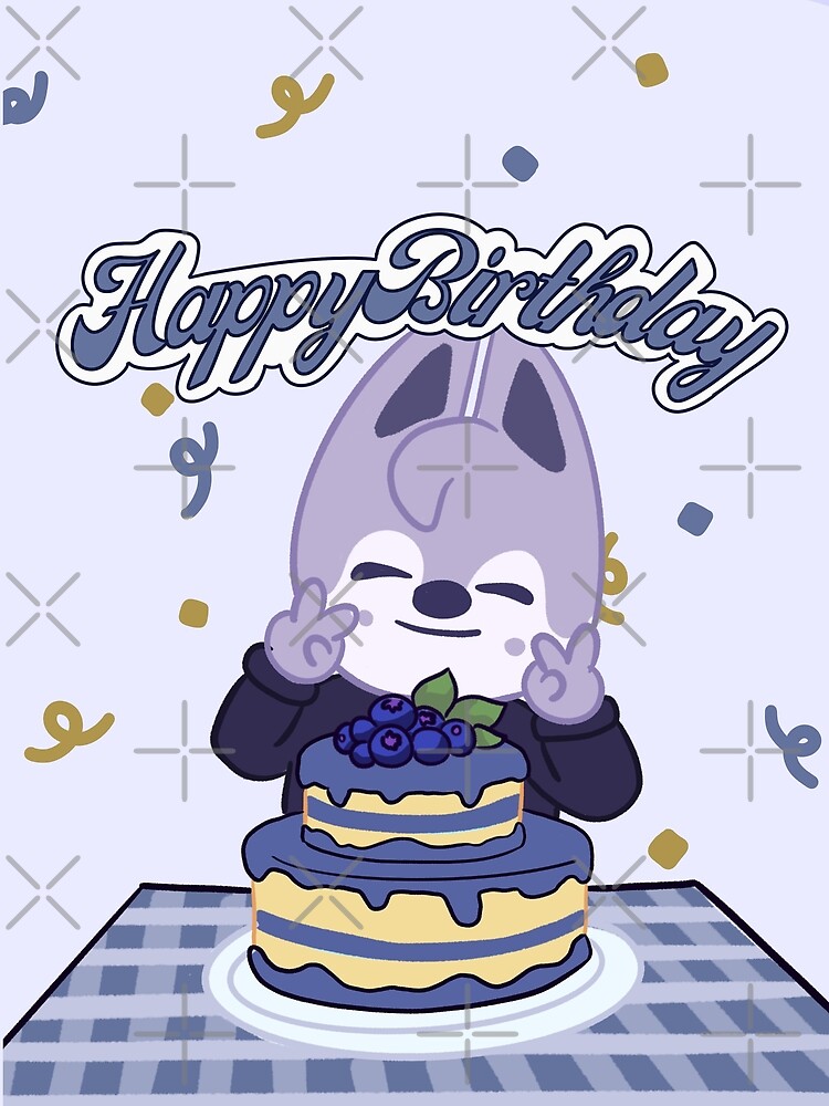 STRAY KIDS (SKZOO) WolfChan Happy Birthday 