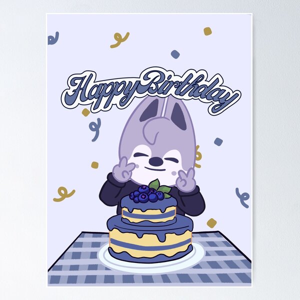 STRAY KIDS (SKZOO) WolfChan Happy Birthday 