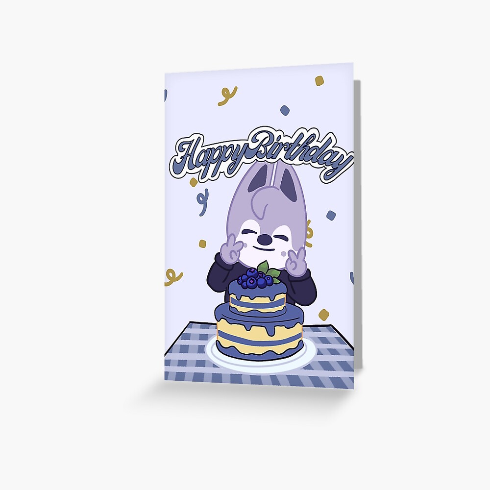 STRAY KIDS (SKZOO) WolfChan Happy Birthday 
