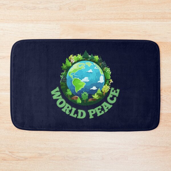Item preview, World Peace with greenery over the globe- Social cause Collection designed and sold by mndesignworx.