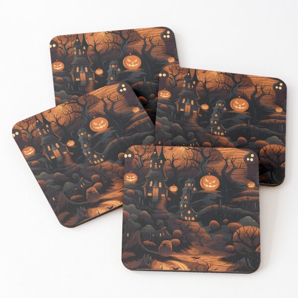 Item preview, Halloween night seamless 3 designed and sold by Witchanun Komutthong.