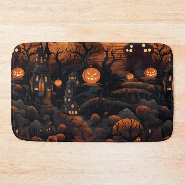 Item preview, Halloween night seamless 3 designed and sold by Witchanun Komutthong.