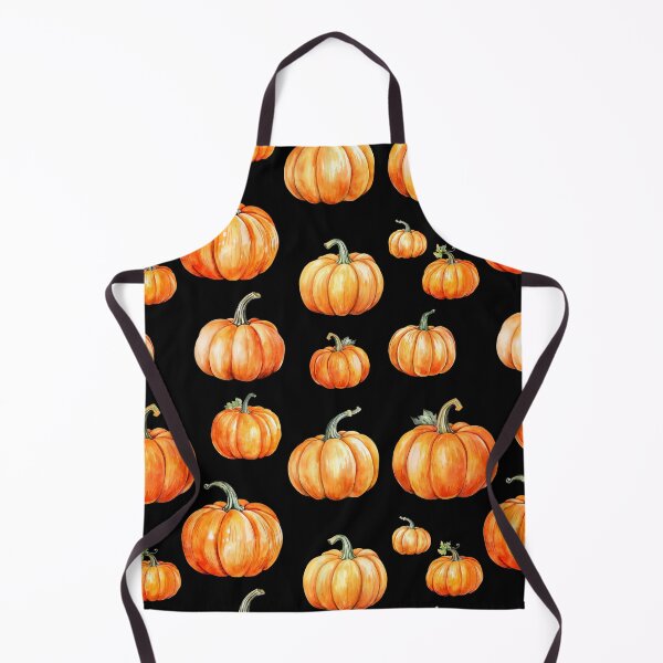Item preview, lots of orange pumpkins, watercolor design designed and sold by in-leggings.