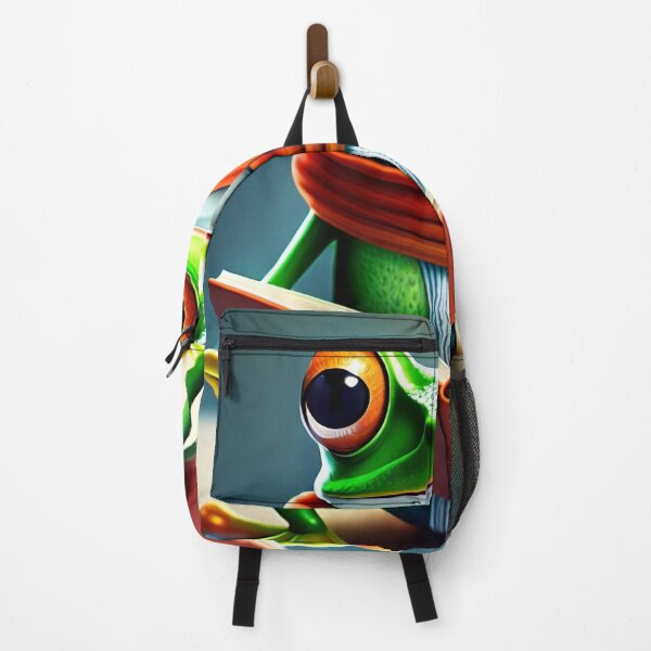 Item preview, Frog wearing scarf and reading book designed and sold by fotofeast.