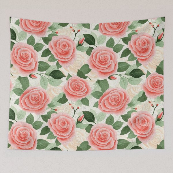 Item preview, Pink Rose Pattern designed and sold by OlmArtify.