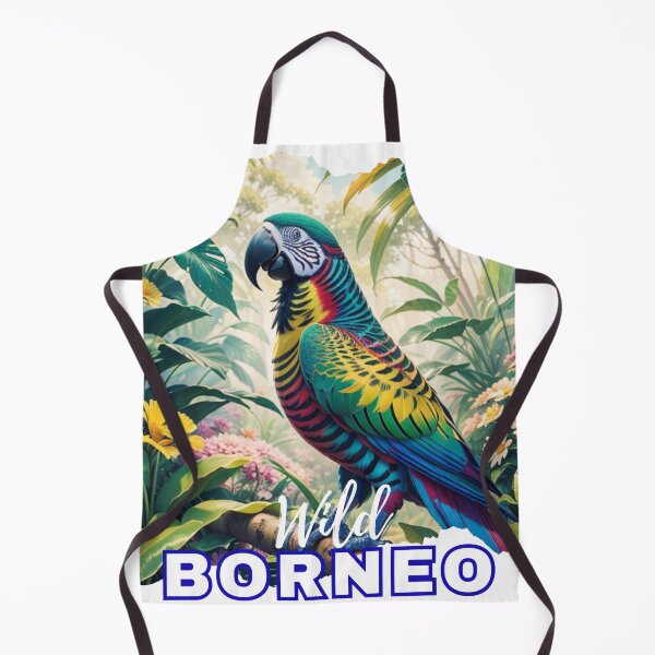 Item preview, Borneo Rainforest Wild Jungle Parrot designed and sold by Paleo5135.