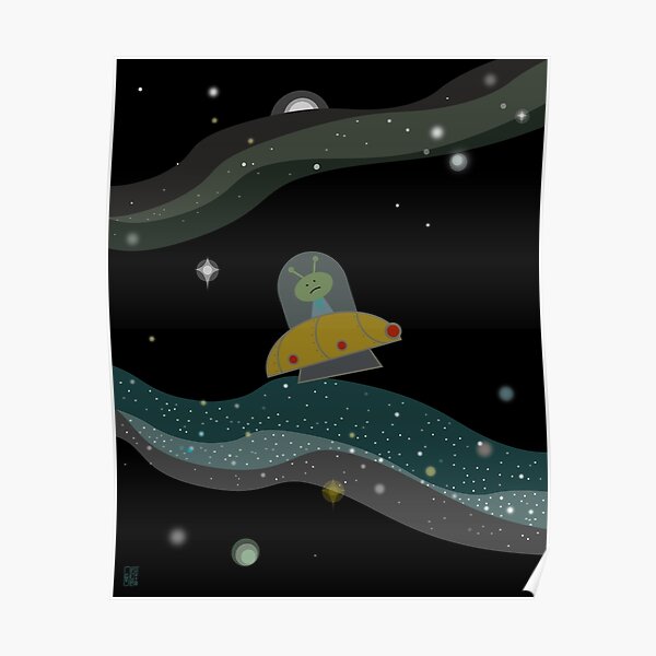 Sad Alien Poster
