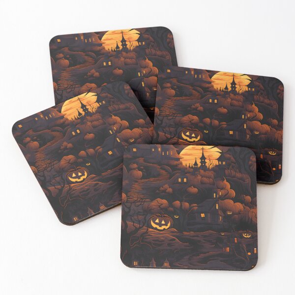 Item preview, Halloween night seamless 4 designed and sold by Witchanun Komutthong.