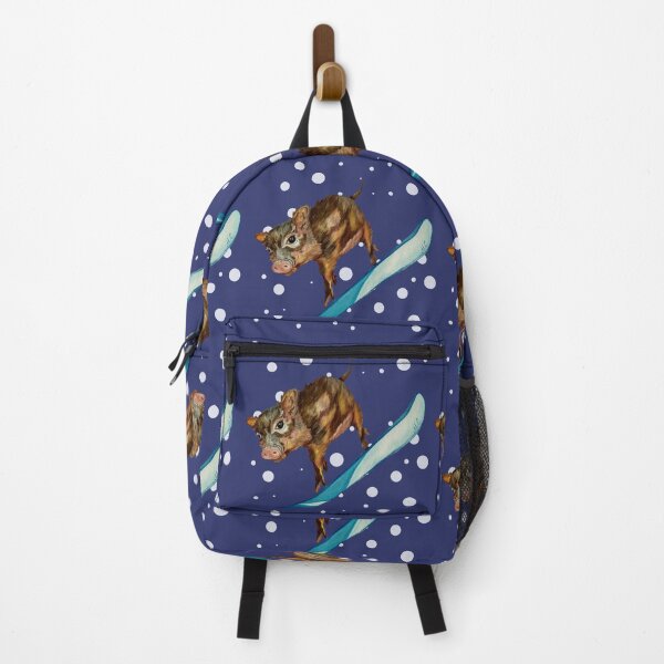 Item preview, Piglet Loves Snowboarding designed and sold by MariaSibireva.