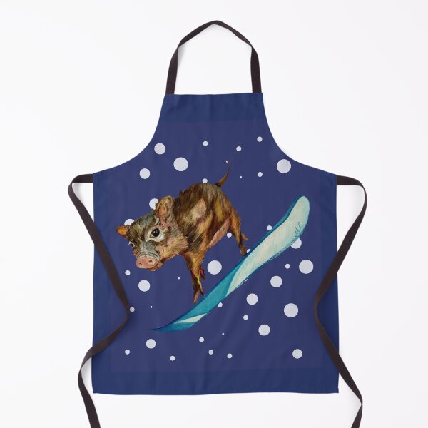 Item preview, Piglet Loves Snowboarding designed and sold by MariaSibireva.