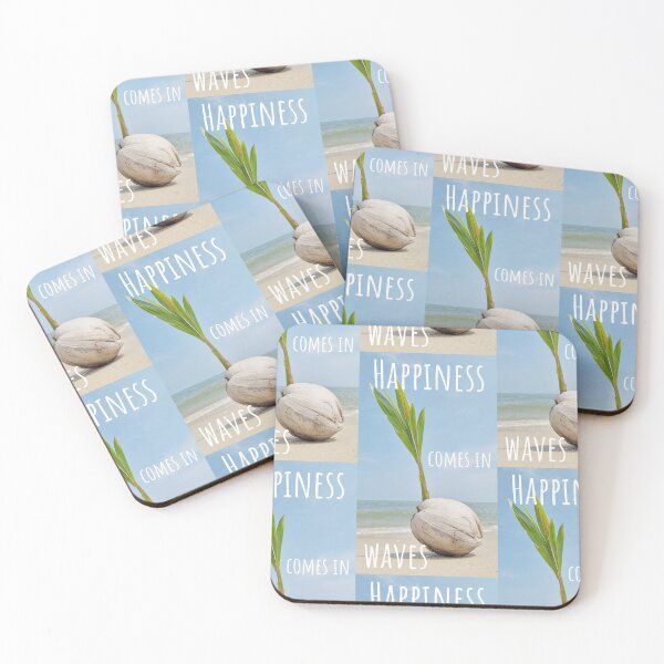 Item preview, Happiness comes in waves. Sea and Coconut photo designed and sold by ratchawoot.