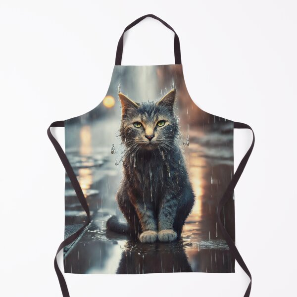 Item preview, Abandoned cat caught in the rain  designed and sold by fotofeast.