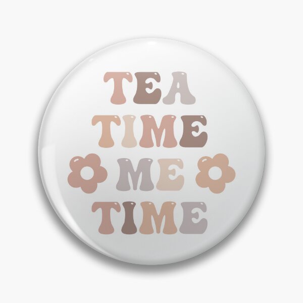 Item preview, Tea Time, Me Time Retro Flower Power designed and sold by illidesign.