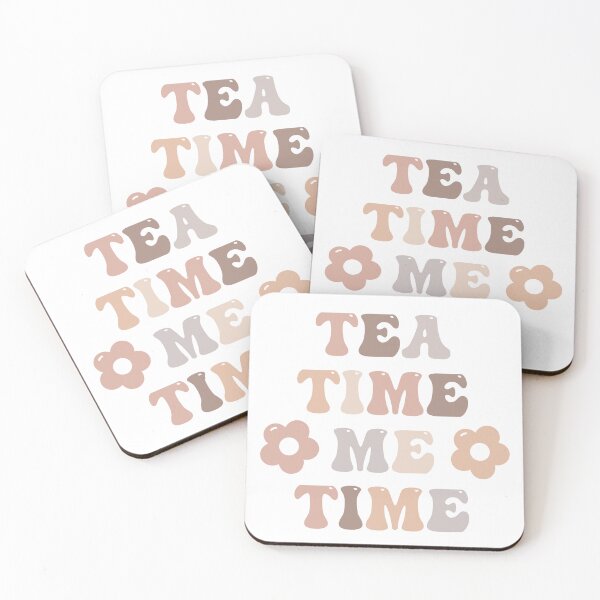 Item preview, Tea Time, Me Time Retro Flower Power designed and sold by illidesign.