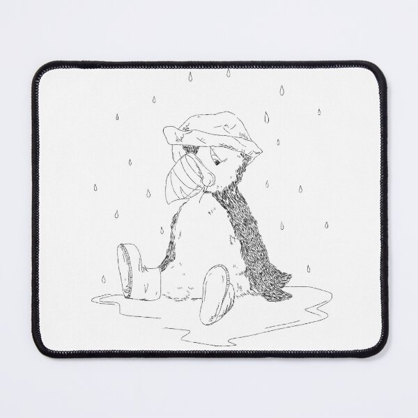 Item preview, Sad puffin, rainy day puffin, puffin art designed and sold by PipsyPuffinArt.