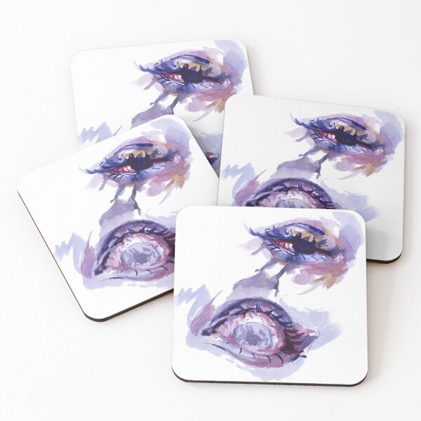 Aperçu de l'œuvre Yeux violets pastel créée et vendue par ms-outrageous.