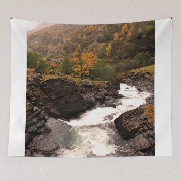 Item preview, Waterfall Flamsdalen Valley Flam Norway Scandinavia designed and sold by AndyEvansPhotos.