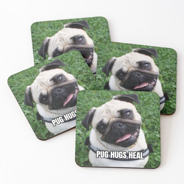 Item preview, Pug hugs heal designed and sold by GasconyPassion.