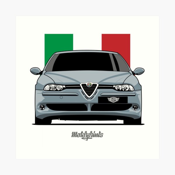156 GTA (silver) Art Print