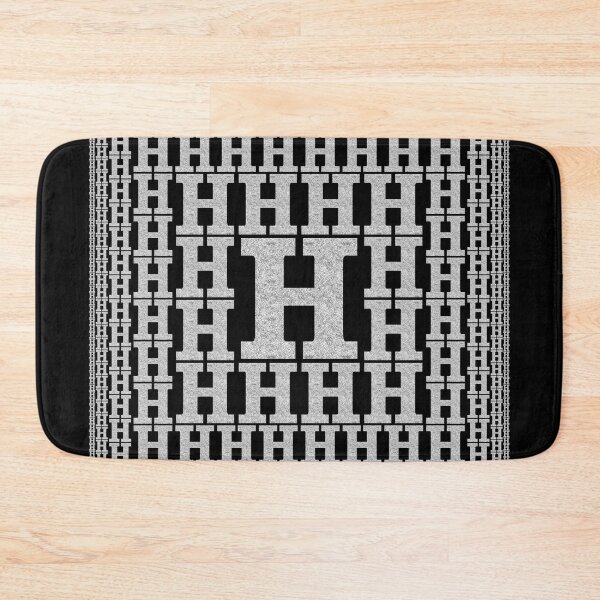 Item preview, Initial with capital letter H in pyramid design designed and sold by leobrix.