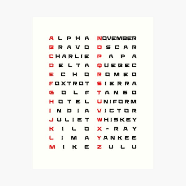 alphabet art prints redbubble