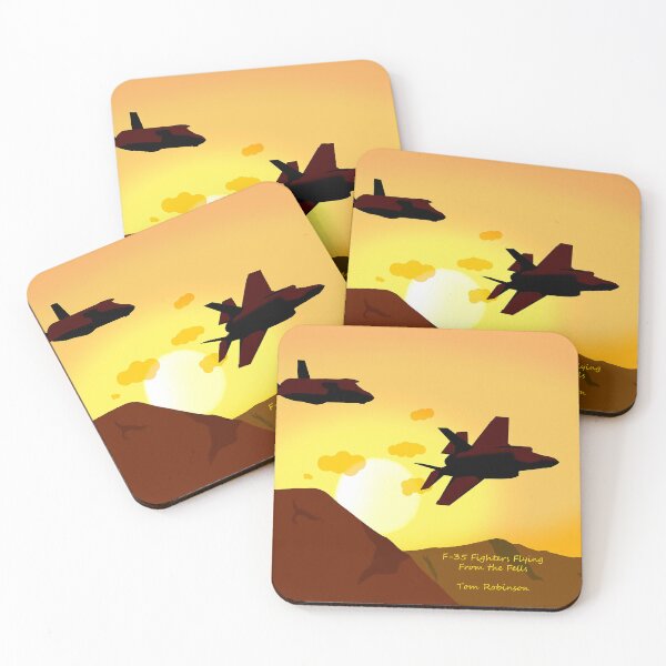 Item preview, F-35 Fighters Flying from the Fells designed and sold by LakelandDrawing.